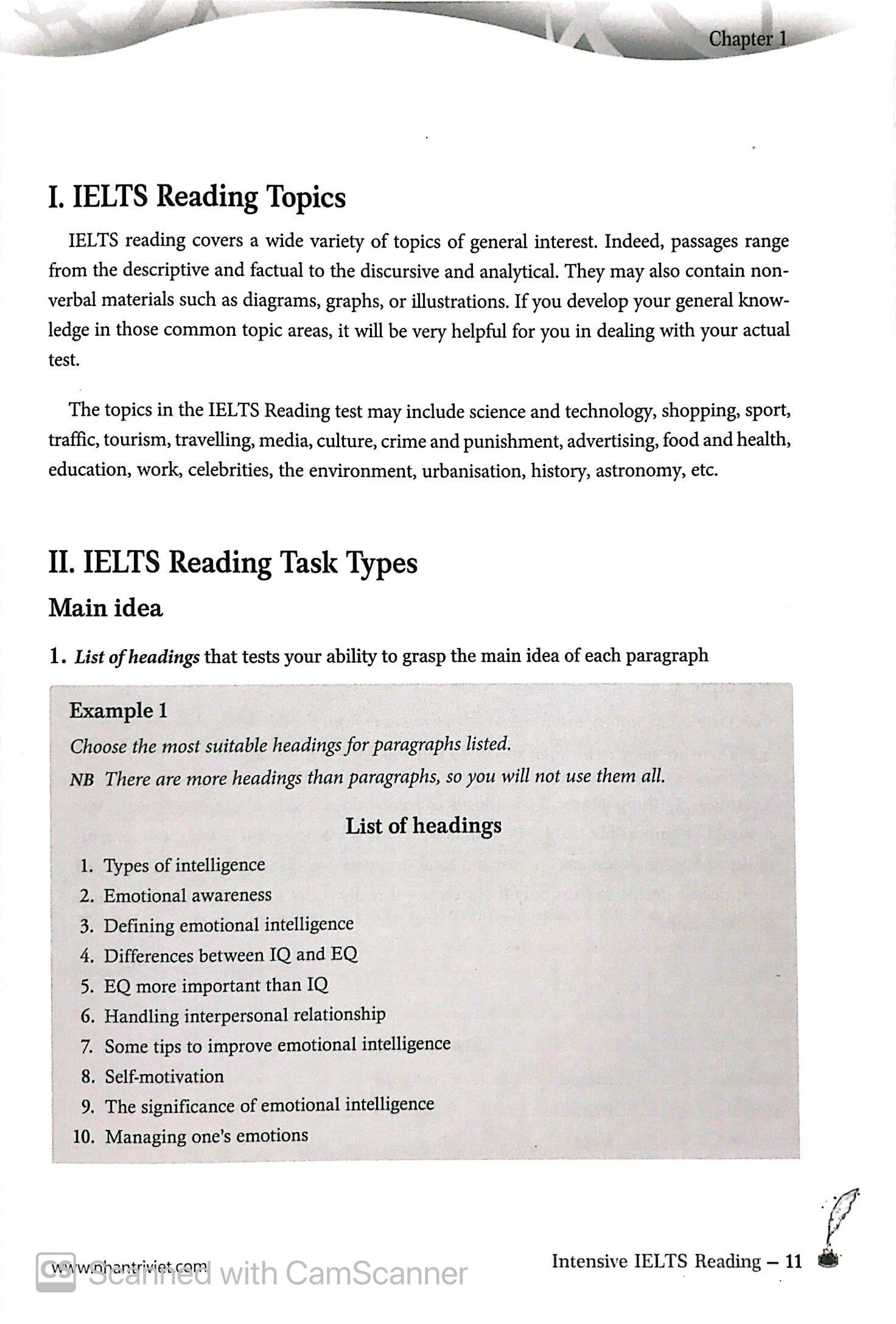 Intensive Ielts Reading (Tái Bản 2019)
