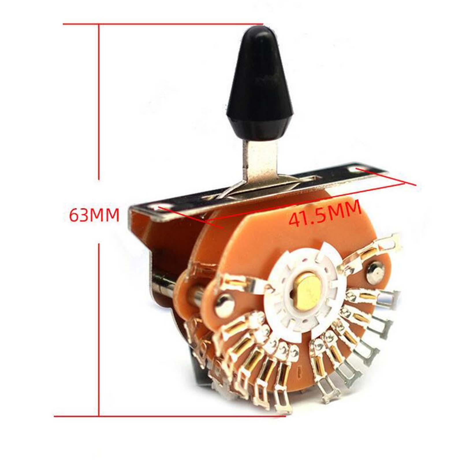 Electric Guitar Pickup Selector switch Short Straight Guitar Toggle Switch Accessories Repalcements 5 Position Switch Pickup Selector