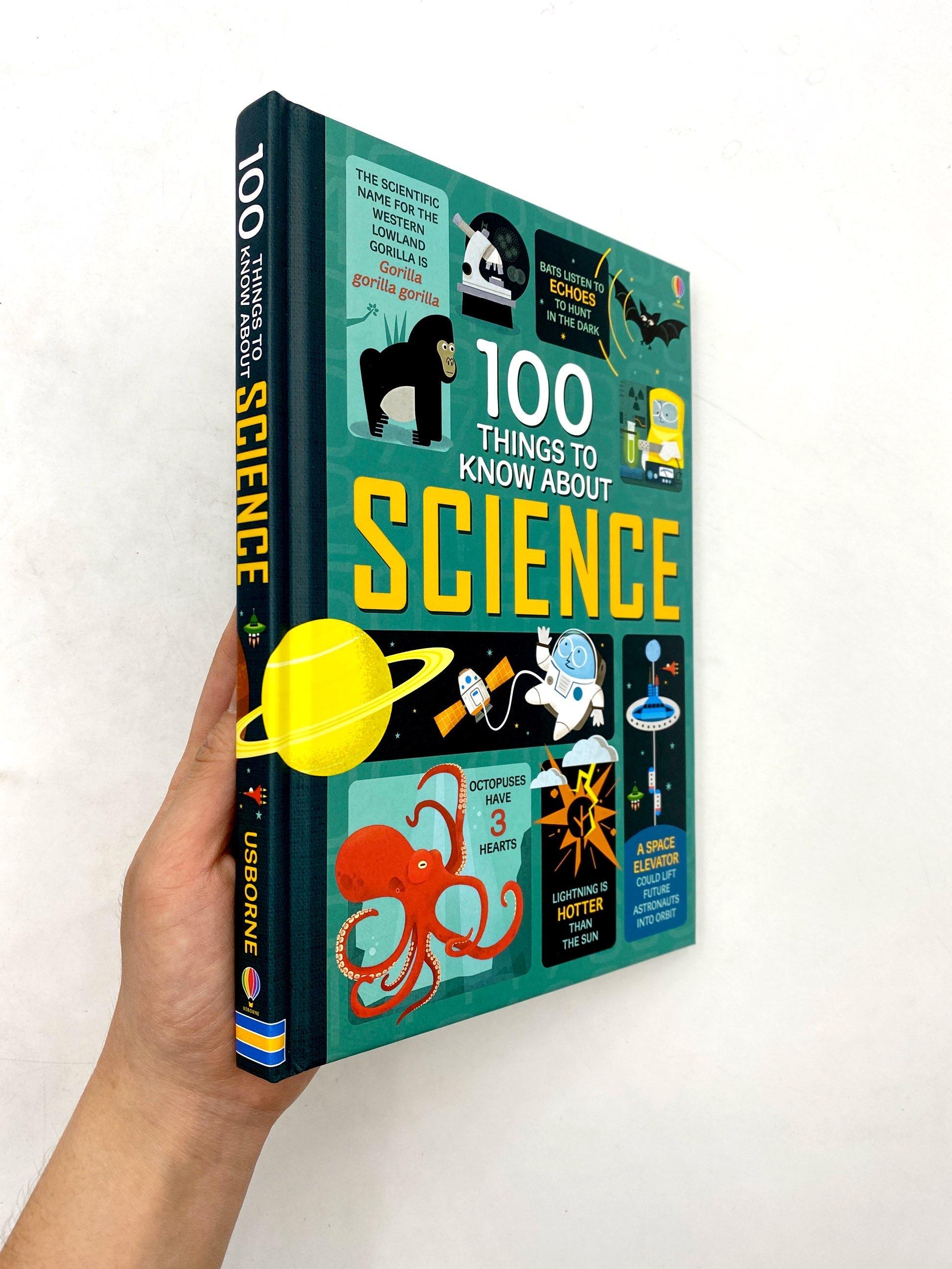 Sách Usborne 100 Things to know about Science