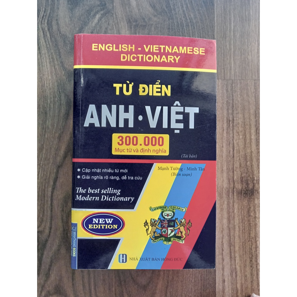 Sách - Từ điển Anh Việt 300000 Mục từ và định nghĩa