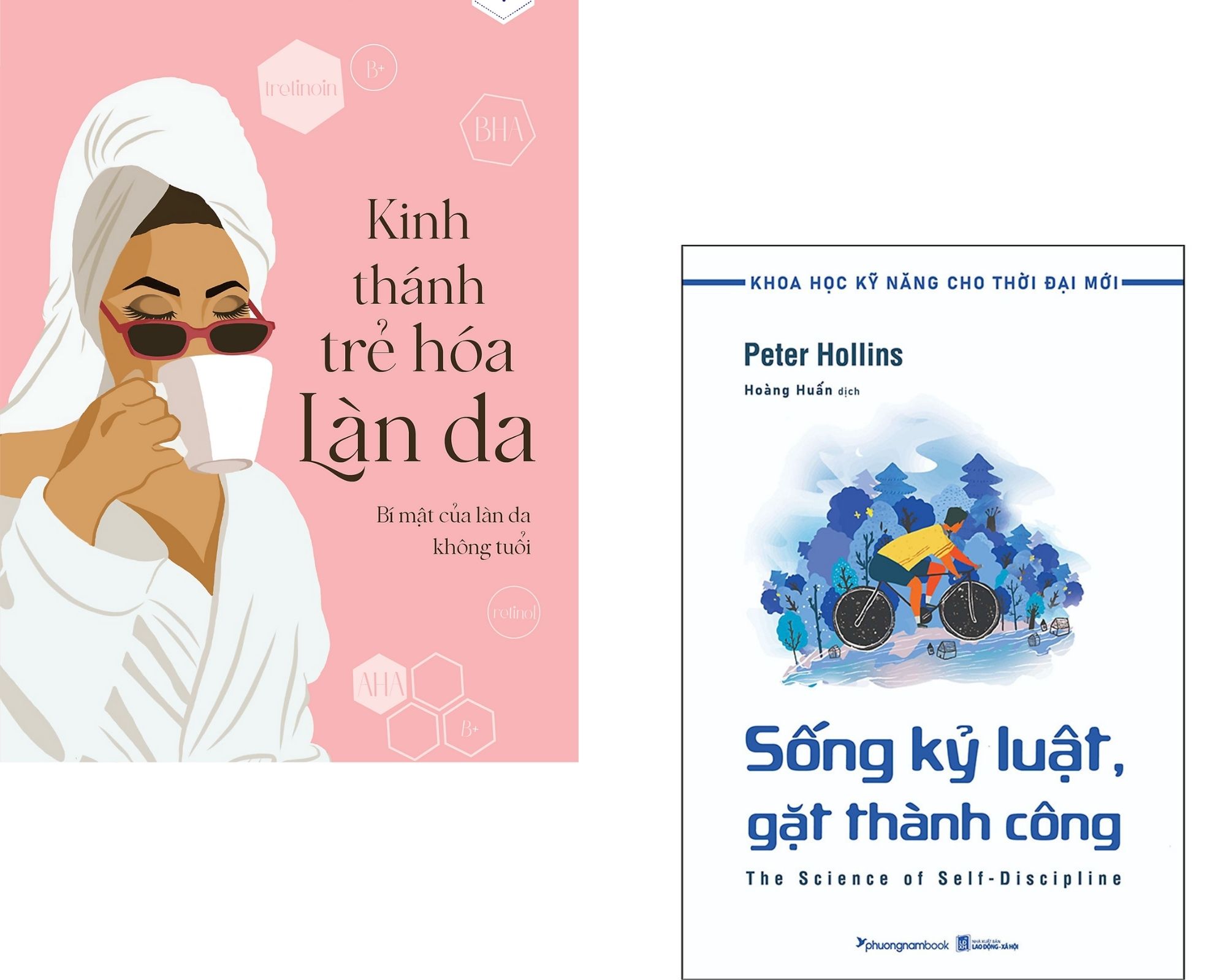 Combo sách hay về cách sống: Kinh thánh trẻ hóa làn da + Sống Kỷ Luật, Gặt Thành Công