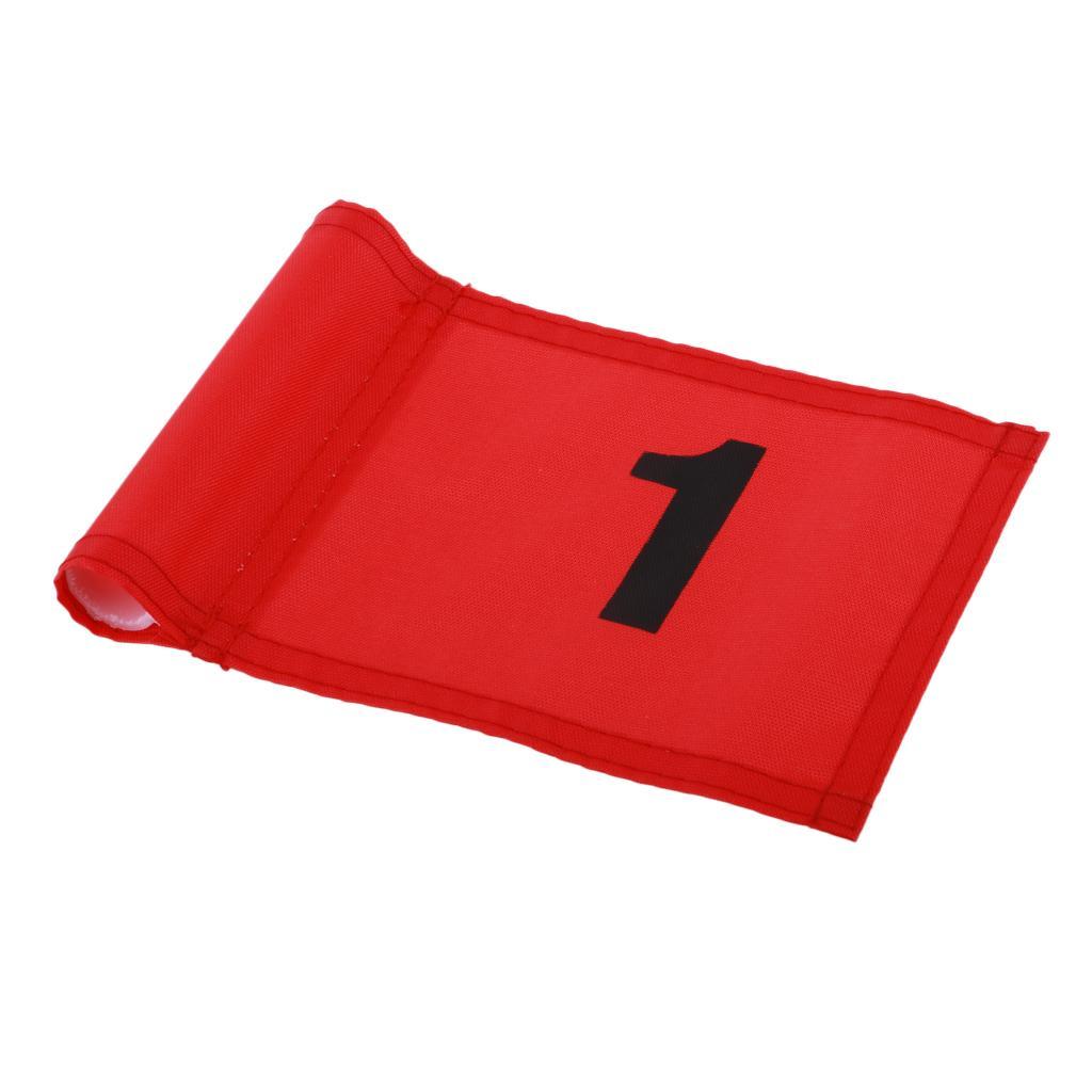 2 Pieces Golf Putting  Practice Outdoor Indoor Red