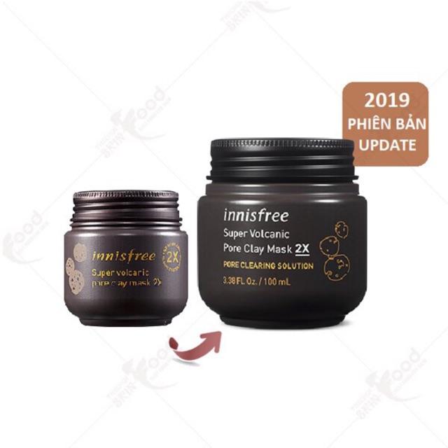 Mặt Nạ Đất Sét Innisfree Super Volcanic Pore Clay Mask 2X