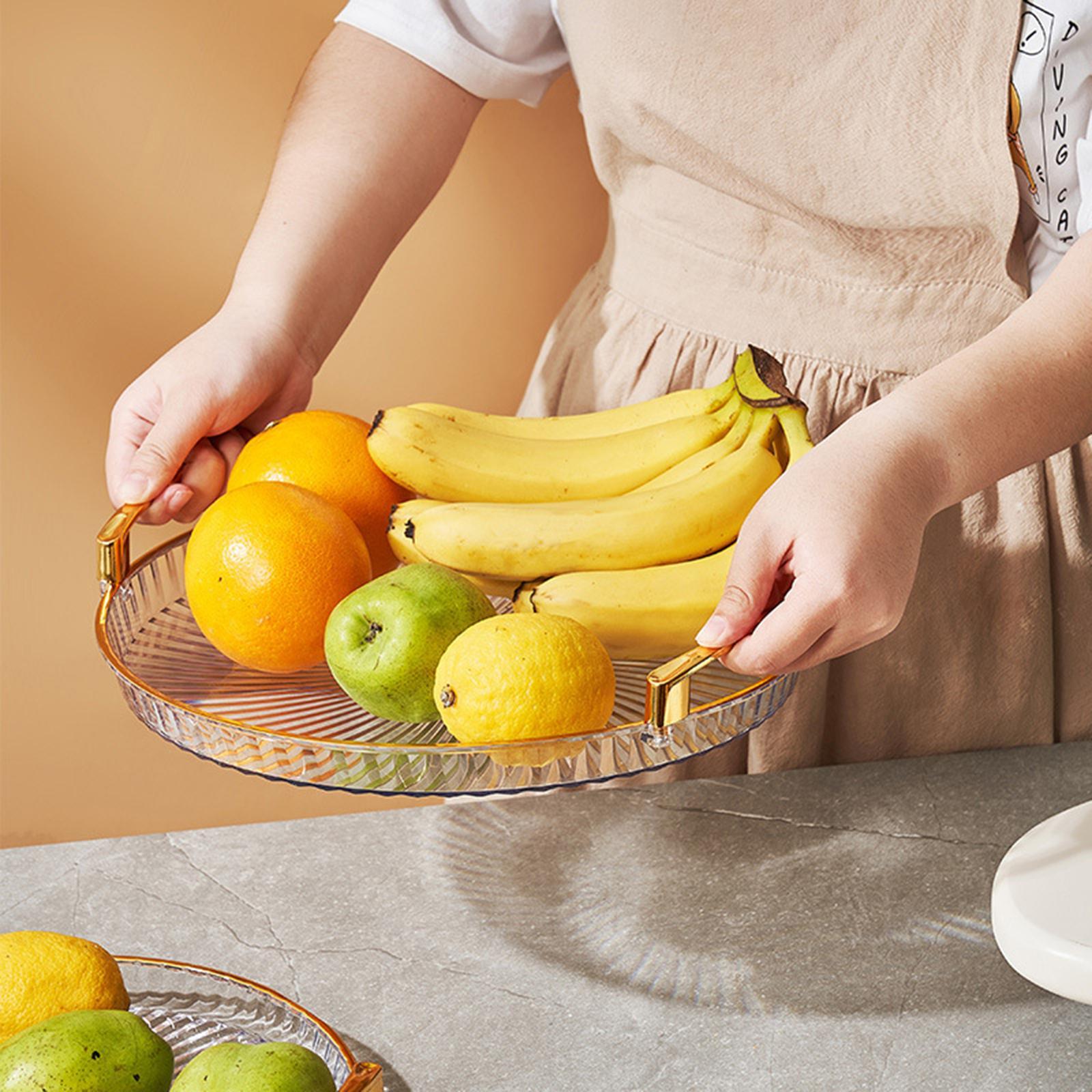 Serving Trays Clear Serving Platters Organization Elegant Snacks Trays Dessert Plates for Cupcake Display Birthday Party