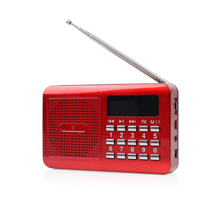 Loa mini nghe nhạc thẻ nhớ, USB, nghe kinh phật, radio nghe đài fm CR-16