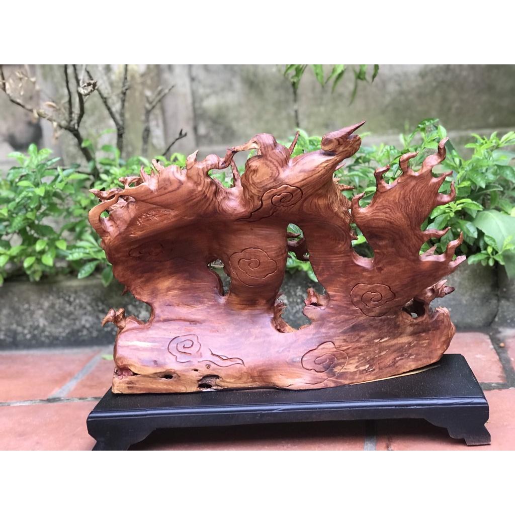 Tượng Nhất long - gỗ cẩm việt