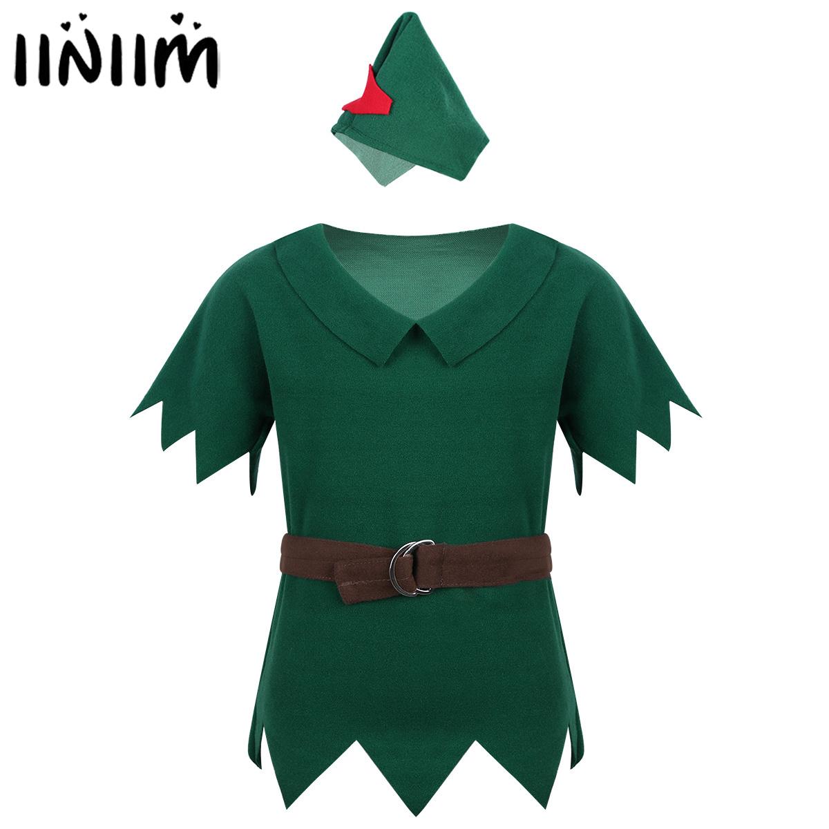 Trẻ Em Bé Trai Phối Trang Phục Áo Thun Có Nón Dây Halloween Chirstmas Cosplay Bé Trai Cho Lạ Mắt Carnival Vai Trò Chơi Quần Áo