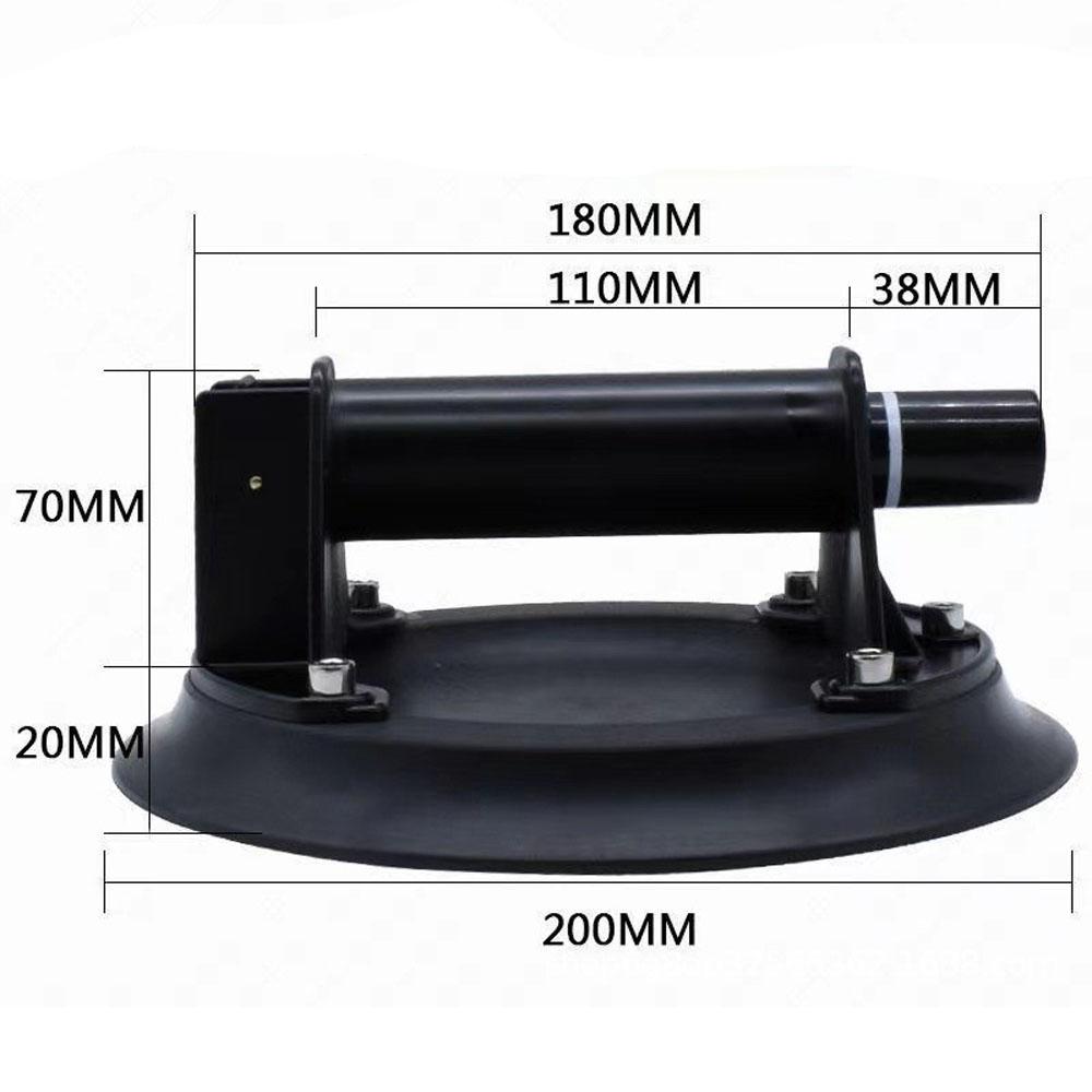 8inch Vacuum Suction Cup 200kg Bearing Capacity Heavy Duty Vacuum Lifter for Granite Glass Lifting
