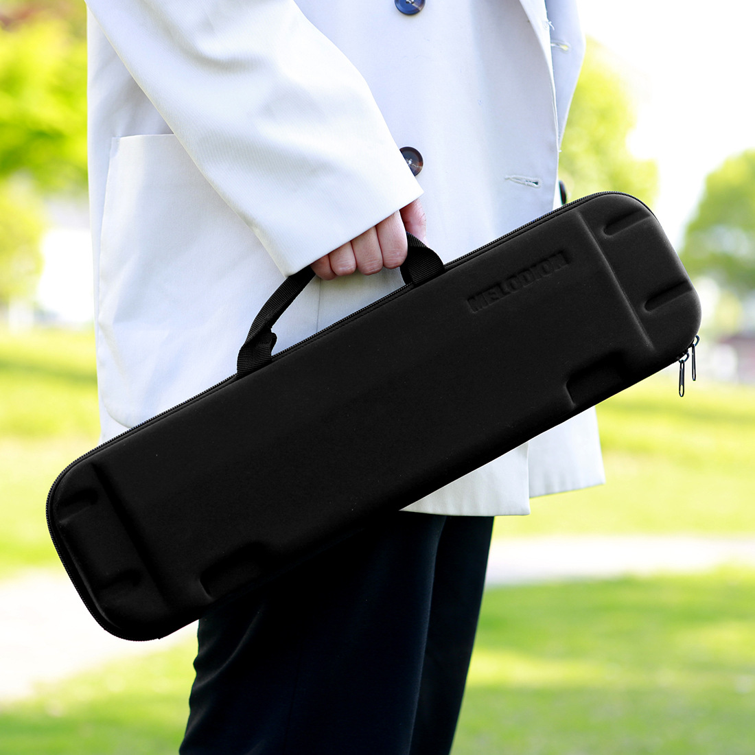 Kèn Melodion, Melodica, Pianica - Mbat KF-32 - Kèn 32 phím cao cấp, túi hộp EVA, nhựa ABS an toàn, màu xanh - Hàng chính hãng