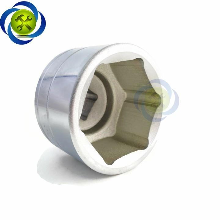 Tuýp 50mm loại 3/4 Kingtony 633550M loại ngắn 6 cạnh màu trắng