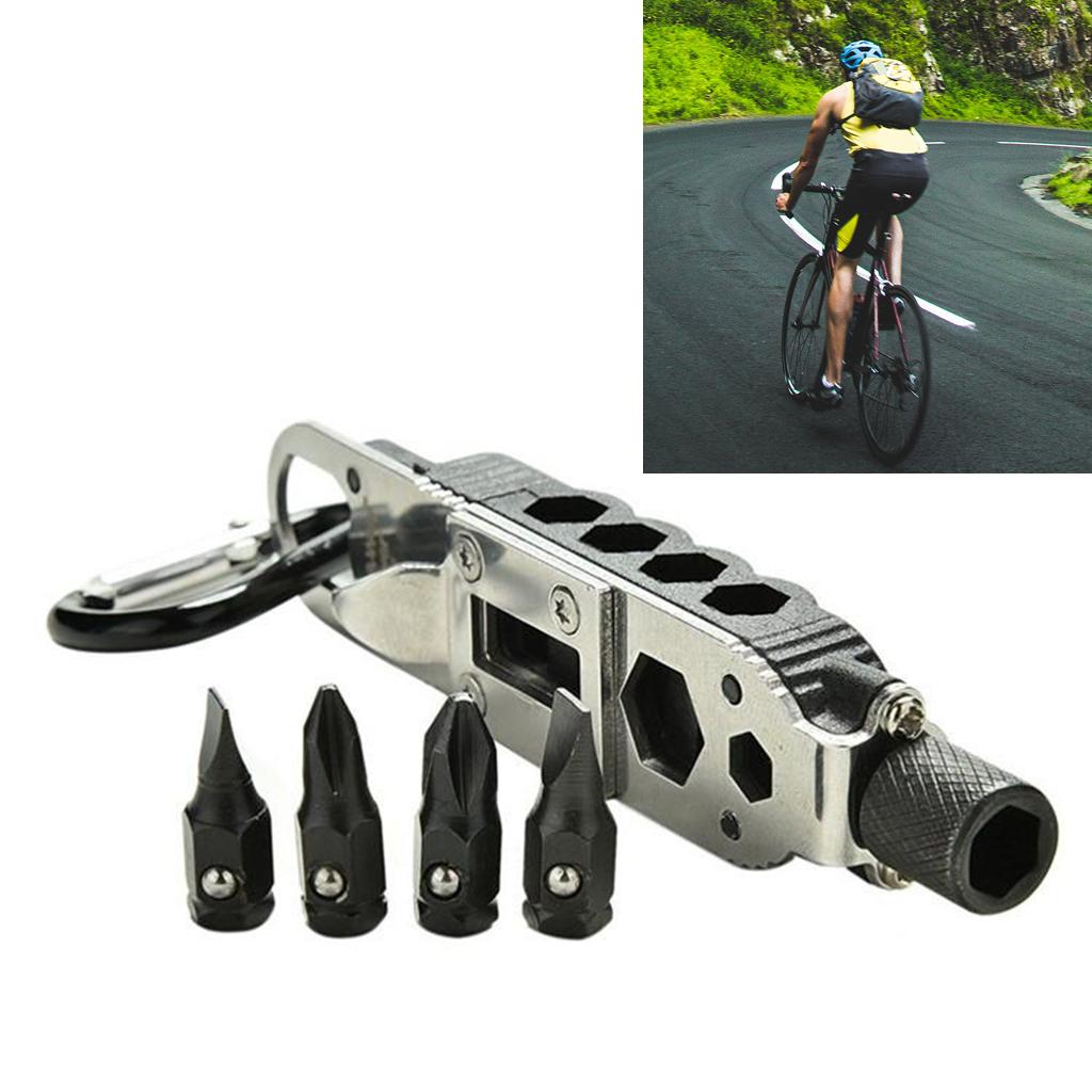 Alloy Multi-Tool Screwdriver Keychain Outdoor Camping Maintenance