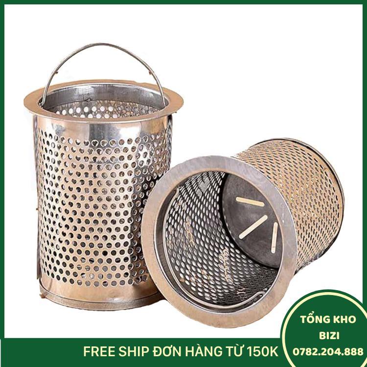 Bộ 2 Rổ Lọc Rác Bồn Rửa Chén Inox 304 Cao Cấp - Free Ship Toàn Quốc