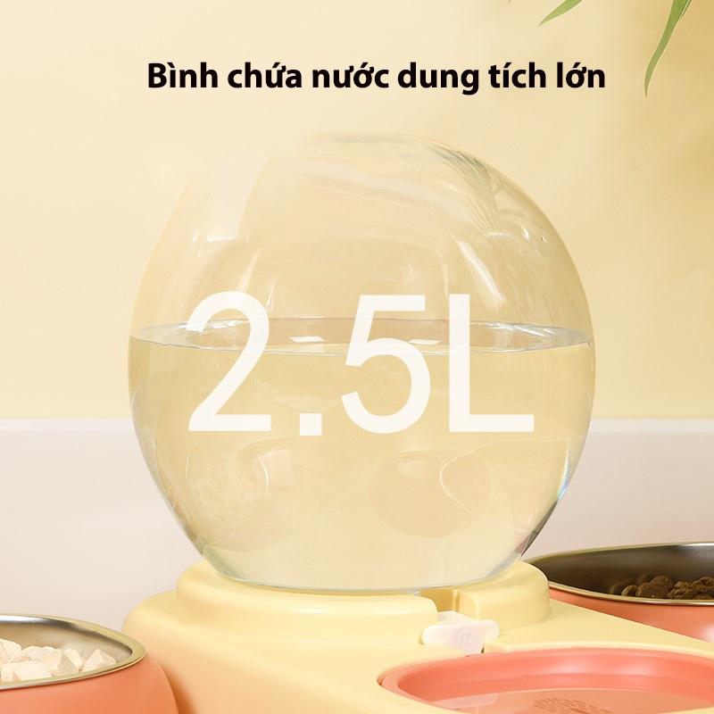 Bát Ăn Bình Cấp Nước Tự Động Cho Chó Mèo - Bát Ăn Bình Cấp Nước Tự Động Cho Chó Mèo Dung Tích Lớn (PKW21