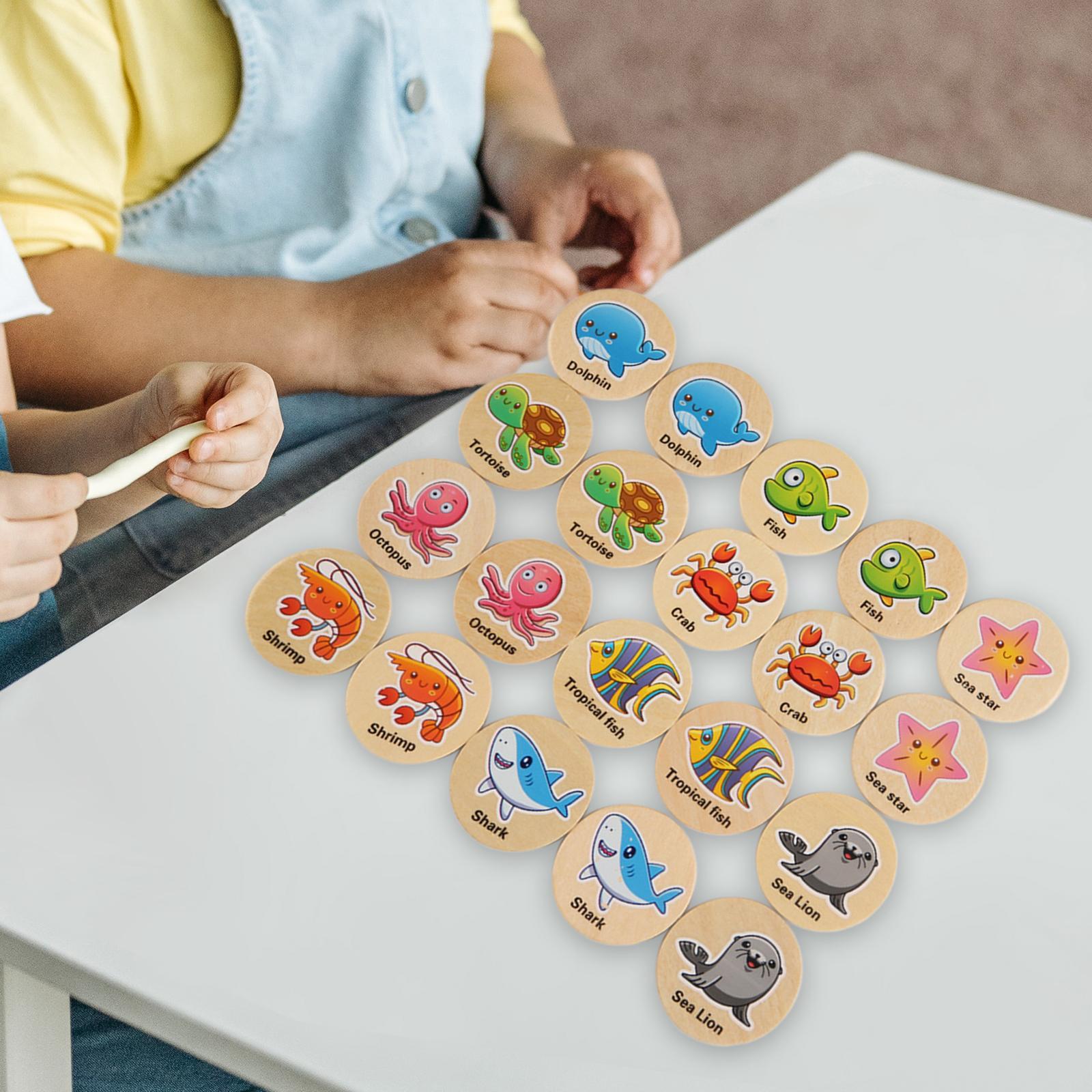 Memory Matching Game Cognitive Ability Toy for Ages 3 and up Development Toy
