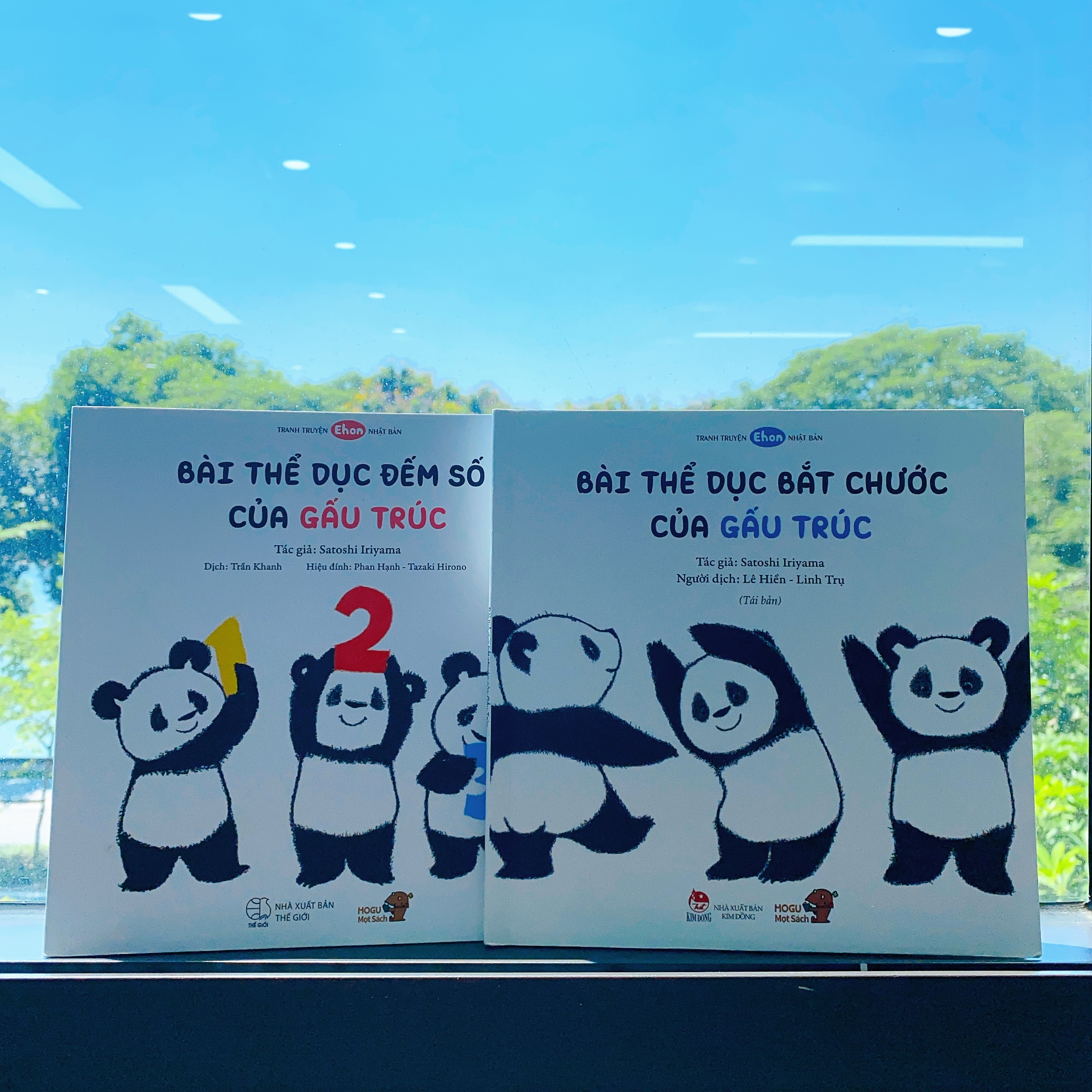 Sách cho bé 1-3 tuổi - Bộ 2 cuốn Phát triển vận động Gấu Trúc tập thể dục