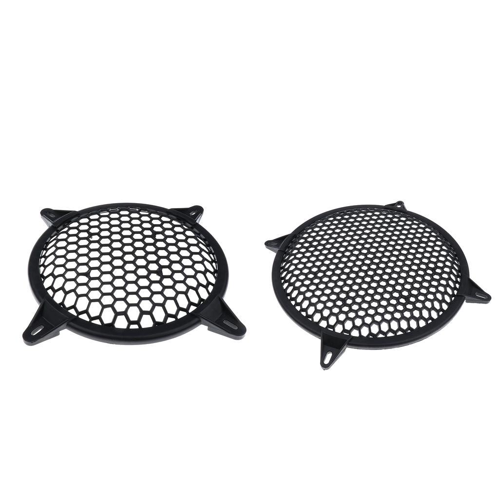 Car Audio Speaker Grill Cover Guard Plastic Protector Mesh Durable 10 Inch+6 inch