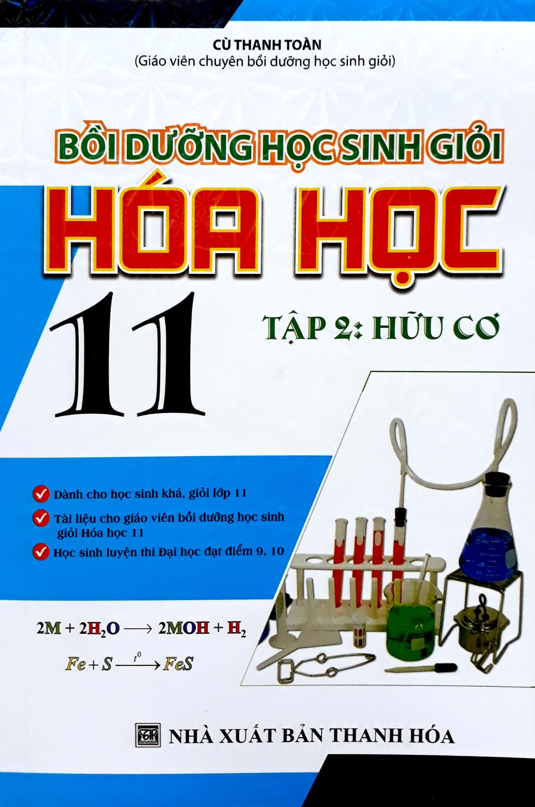 Bồi Dưỡng Học Sinh Giỏi Hóa 11 Tập 2 Hữu Cơ