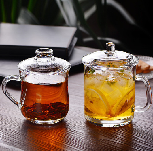 Ly Thủy Tinh Có Quai Deli Mug Tea Glass 340ml