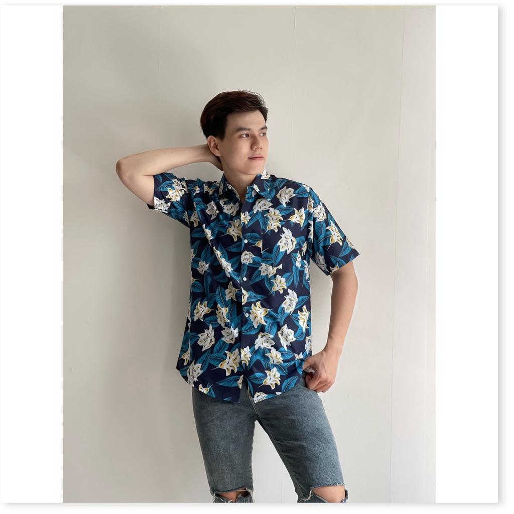 ÁO SƠ MI FORM RỘNG DÀNH CHO NAM HOẠ TIẾT ĐỘC LẠ/ CÓ ĐẦY ĐỦ SIZE KME FASHION