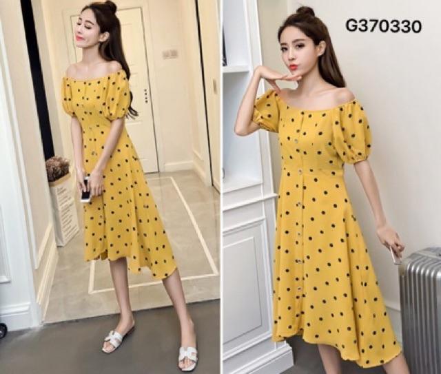 SẴN Váy chấm bi cho con ti sz S-XL