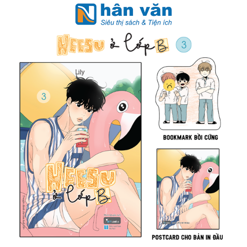 Heesu Ở Lớp B - Tập 3 - Tặng Kèm Bookmark Bế Hình Bồi Cứng + Postcard Bồi Cứng