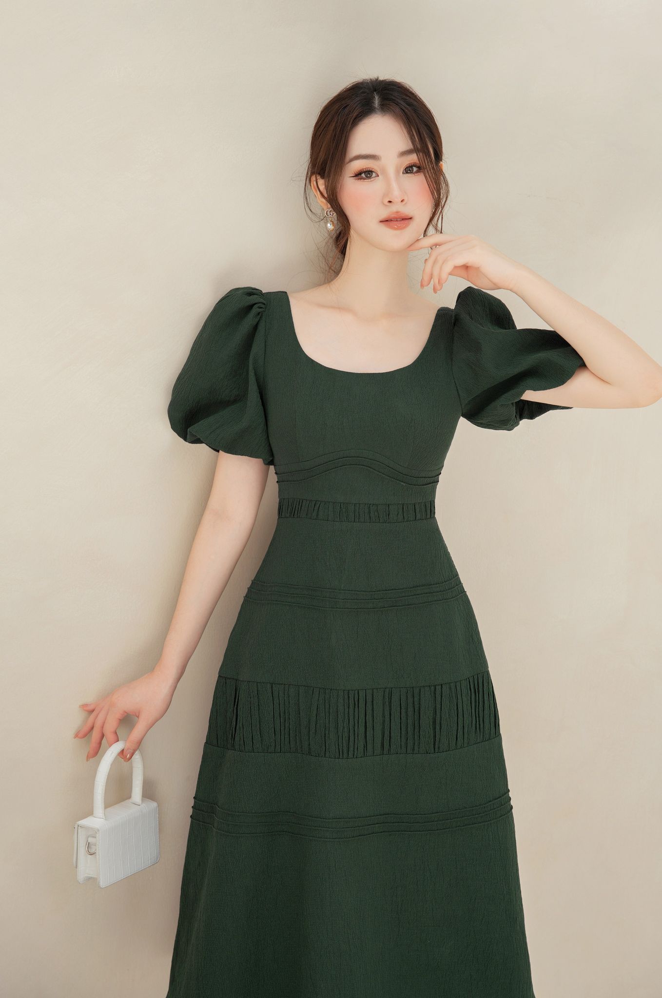 OLV - Đầm Olive Midi Dress