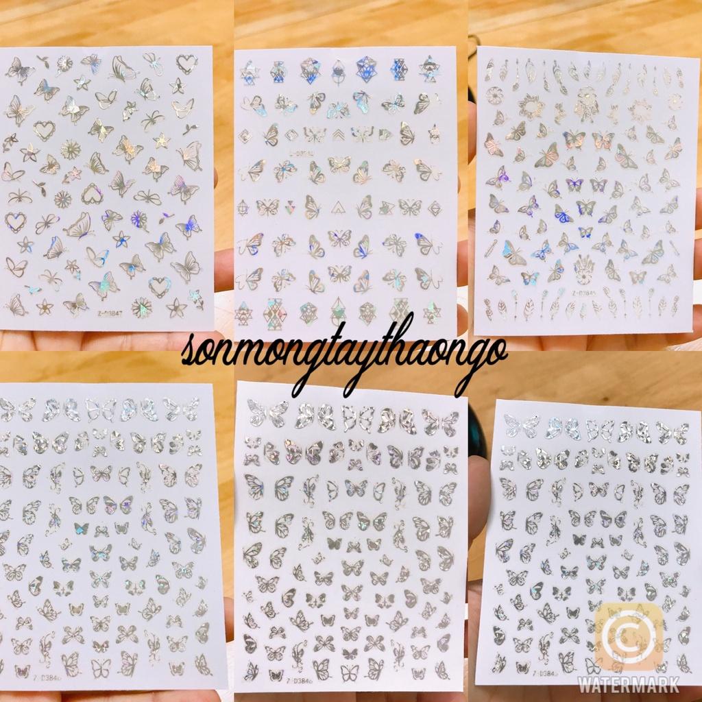 Stick dán móng ánh 3D siêu sang dành cho Nail 10k/1 tấm