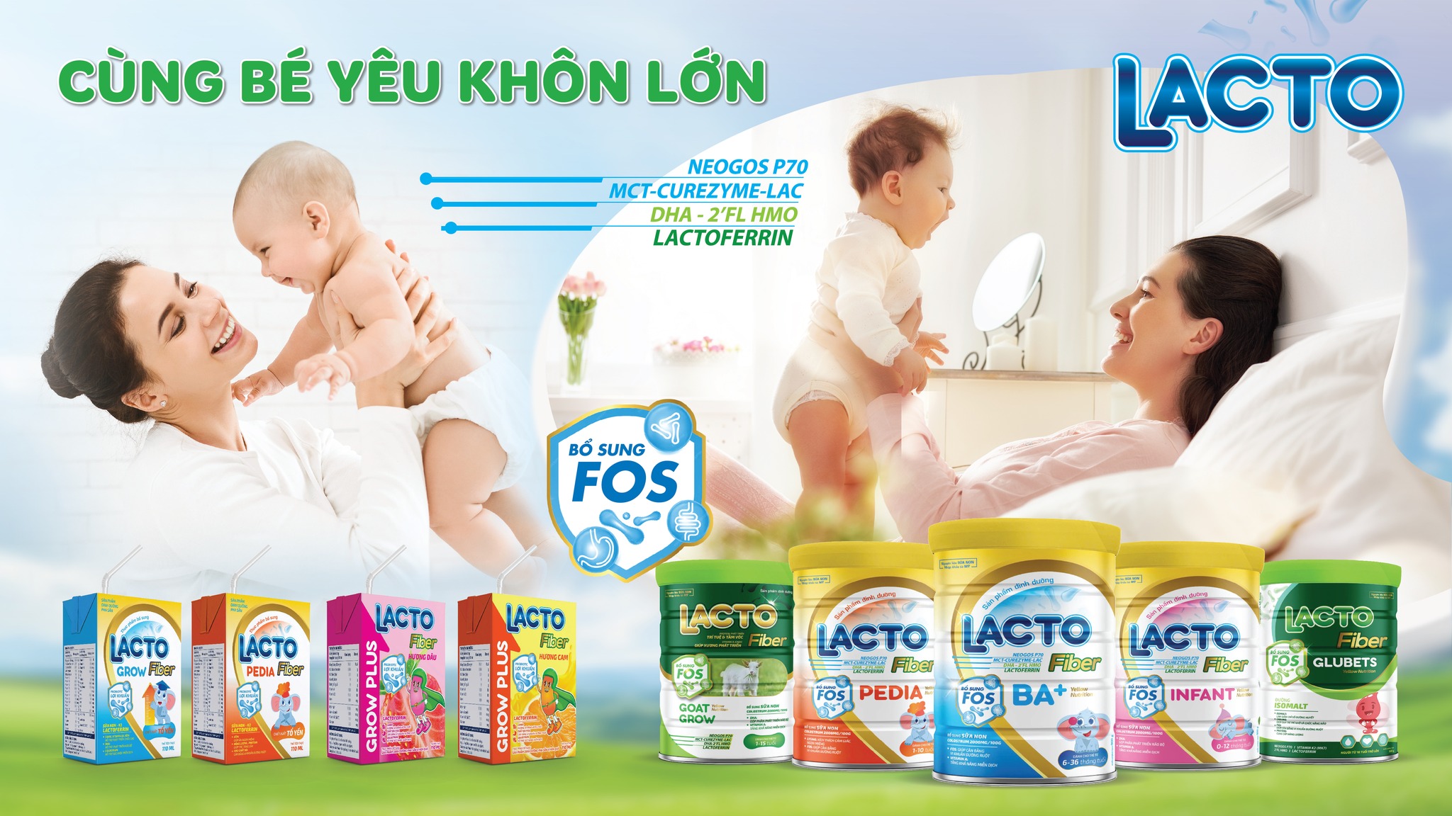 Sữa cho người già Lacto Fiber Sure 900g
