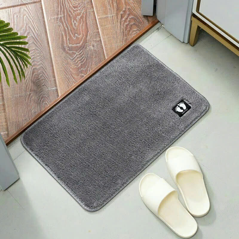 Bộ 2 Thảm Nhà Bếp Lông Cừu Cao Cấp Chống Trơn Trượt – Thảm Lau Chân 40x60 &amp; 40x120cm Hút Nước Nhanh, Bám Sàn Tốt, Siêu Bền - HÀNG CHÍNH HÃNG MINIIN