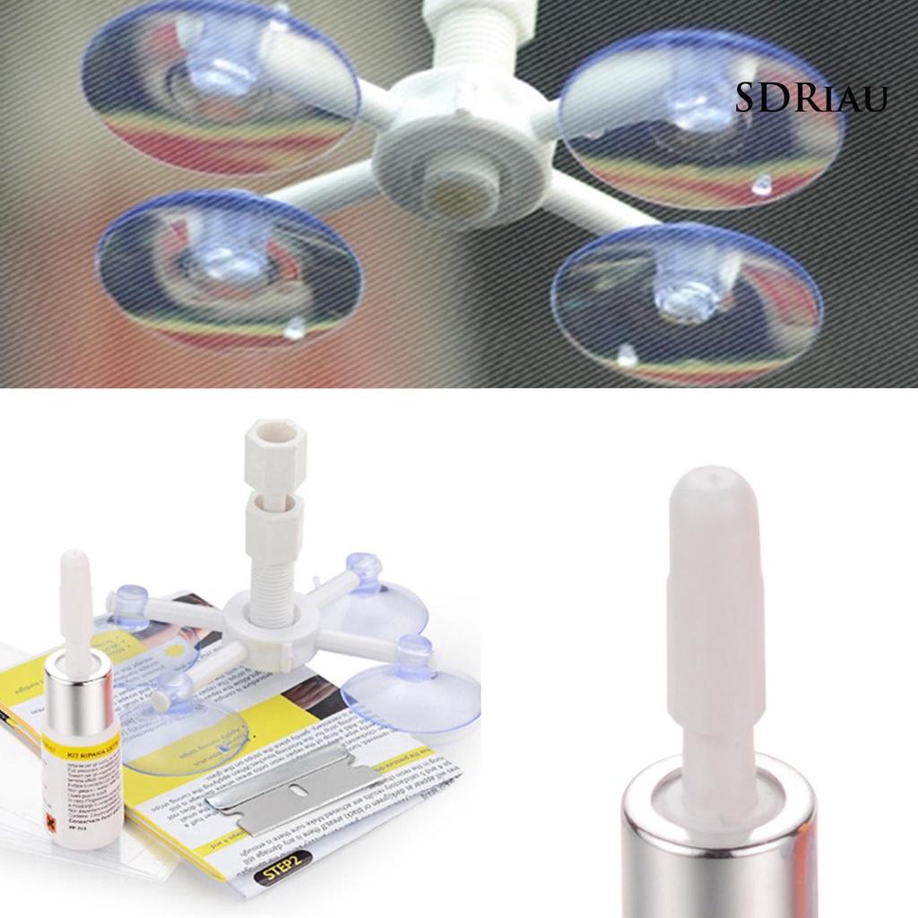 Bộ Dụng Cụ Sửa Chữa Kính Chắn Gió Xe Hơi Bằng Nhựa Không Độc Hại Chống Trầy Xước
