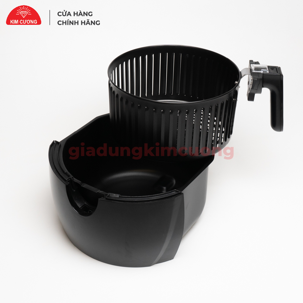 Nồi Chiên Không Dầu Kim Cương - Dung Tích 5.5 Lít - Hàng Chính Hãng