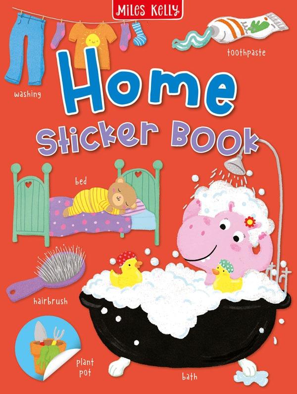 Sách ngoại văn: Sticker Book - Home