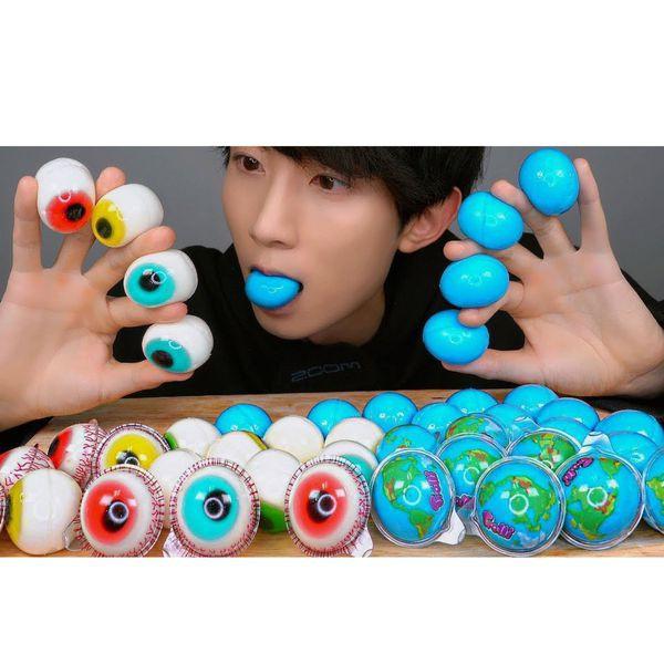 Hộp 40 viên Kẹo dẻo Trolli Pop Eye hình Con mắt 752gr