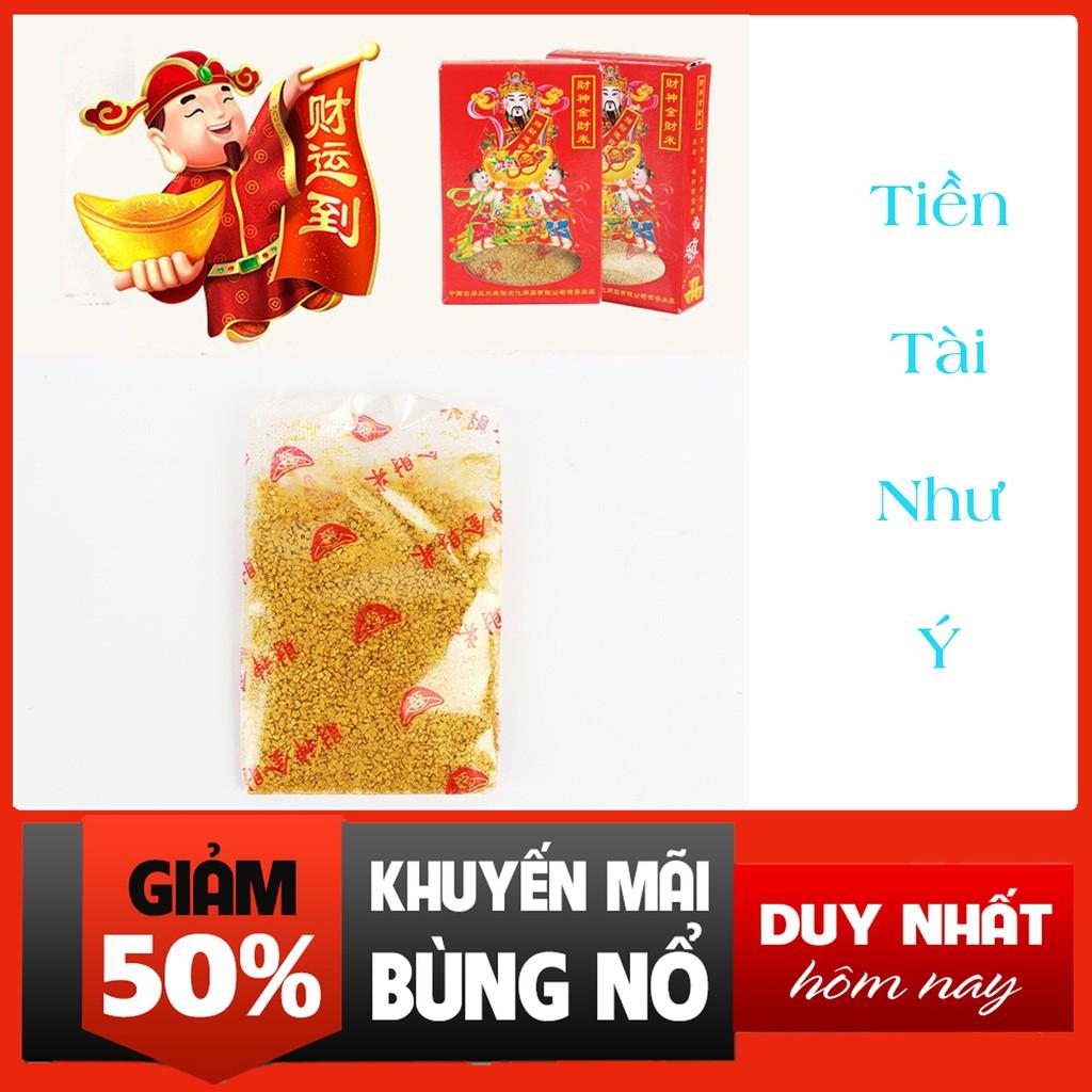 Gạo Vàng Thần Tài - Vật Phẩm Phong Thủy Chiêu Tài Lộc Trên Ban Thờ Thần Tài - Mang May Mắn Cho Ngày Vía Thần Tài