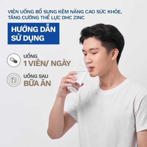 Kẽm Zinc DHC Nhật giảm mụn nội tiết, duy trì sức khỏe của da, tăng vị giác ngon miệng, tăng cường sinh lực phái mạnh - OZ Slim Store