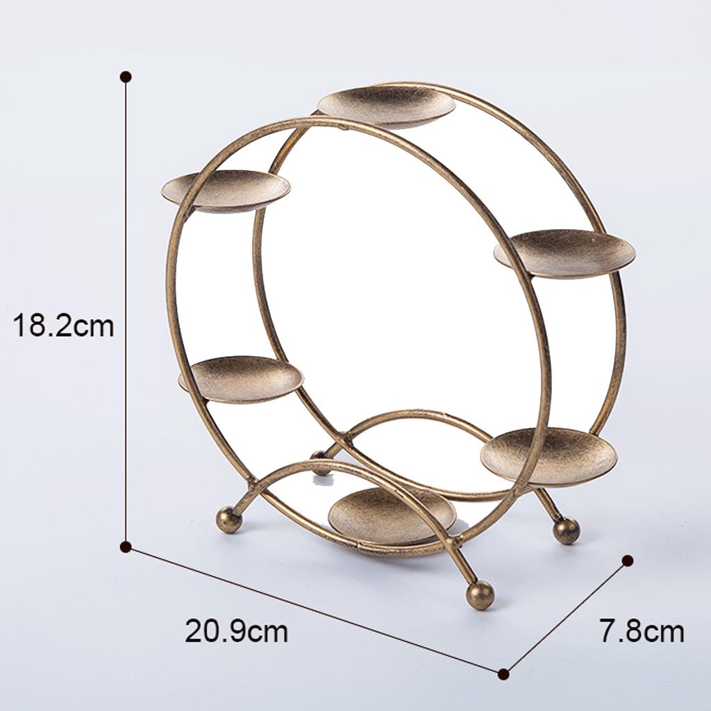2xCupcake Stand Cupcake Holder for 6 Cupcakes Desserts Macaron Cake Golden