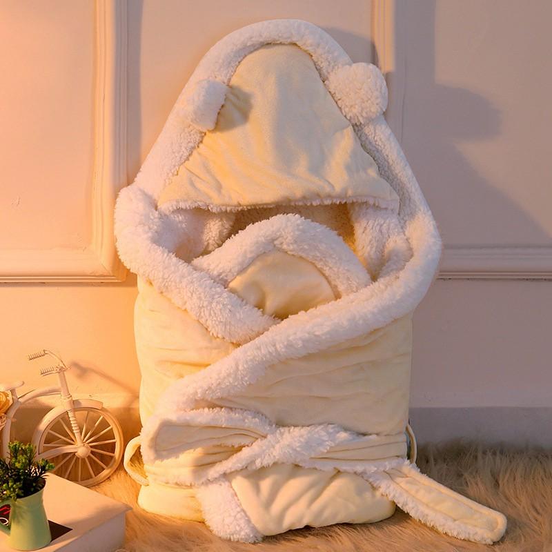 Nhung Ấm Trang Chăn Cho Bé & Đầm Sơ Sinh Mềm Chăn Rắn Bộ Chăn Ga Gối Chăn Chần Bông Đầm Bọc
