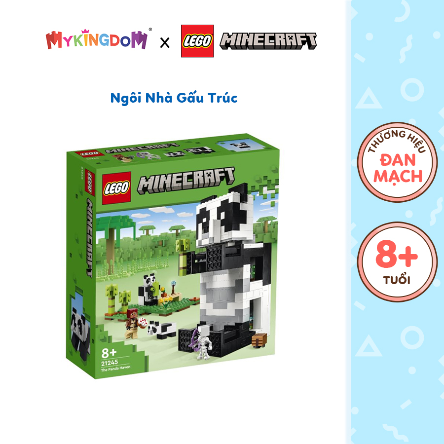 Đồ Chơi Lắp Ráp LEGO Minecraft Ngôi Nhà Gấu Trúc 21245 (553 chi tiết)