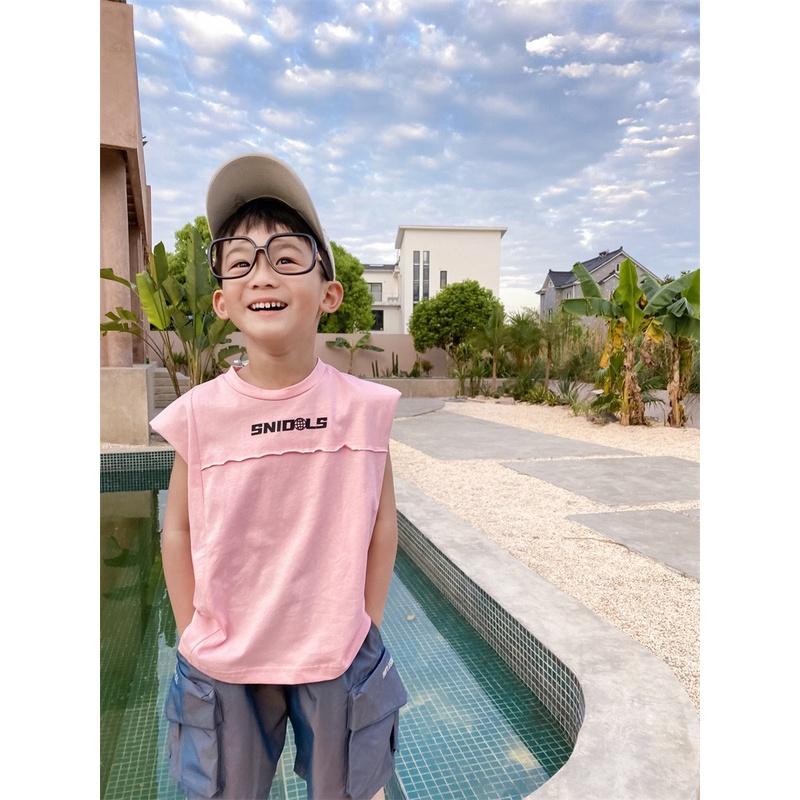 Thời trang bé trai- áo phông áo thun sát nách ba lỗ bé trai phong cách Hàn Quốc 10-55kg