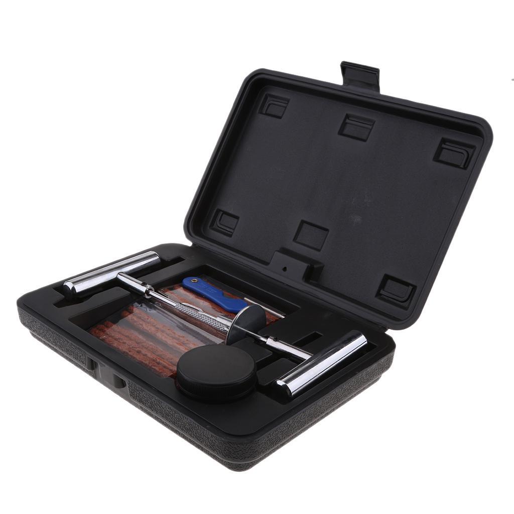 Heavy Duty Tire Repair Kit 36Pc for Car Bike Motorcycle Trailer RV ATV Jeep