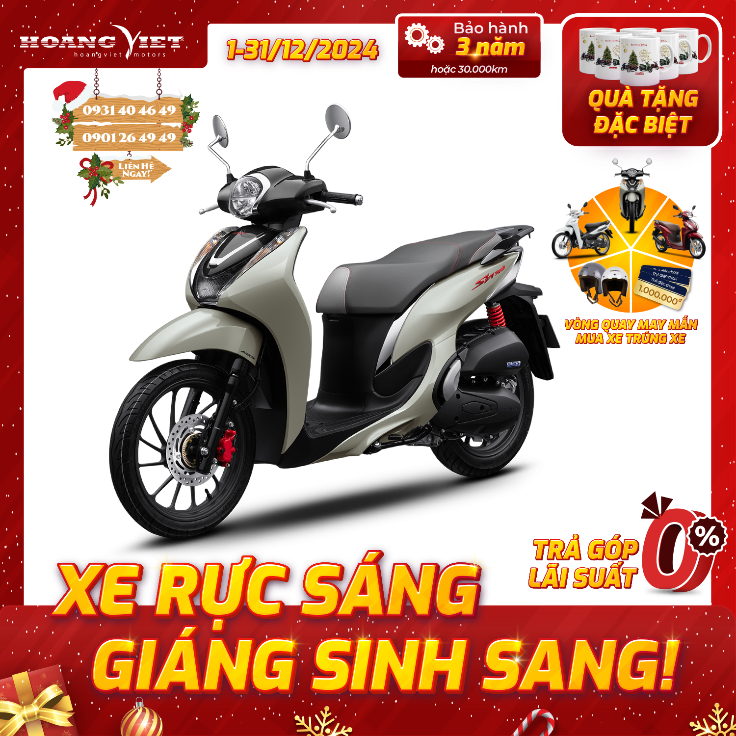 Xe Máy Honda SH Mode 2024 - Phiên Bản Thể Thao