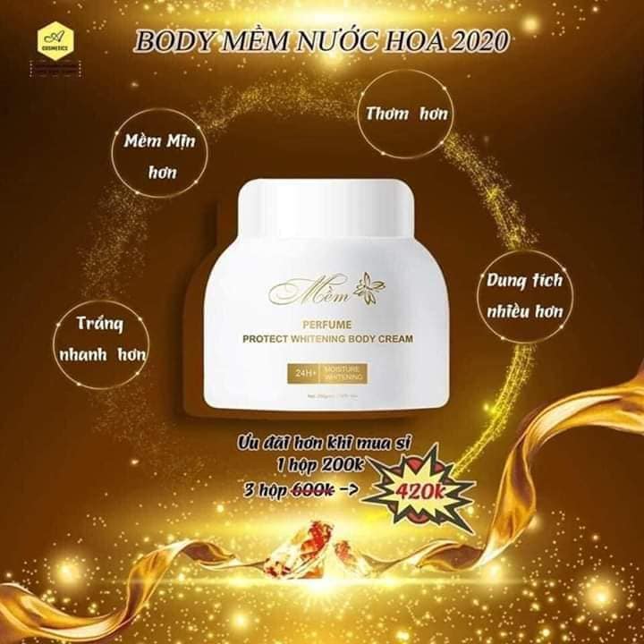 [Chính Hãng] kem body mềm nước hoa 2020 A cosmetics phương anh