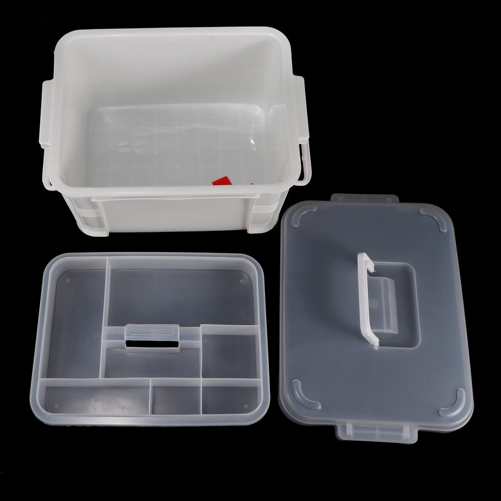 Portable Plastic 2 Layers Pill Medicine Chest First Aid Kits Case Storage Box Family Health Caring Tool Cabinet Box