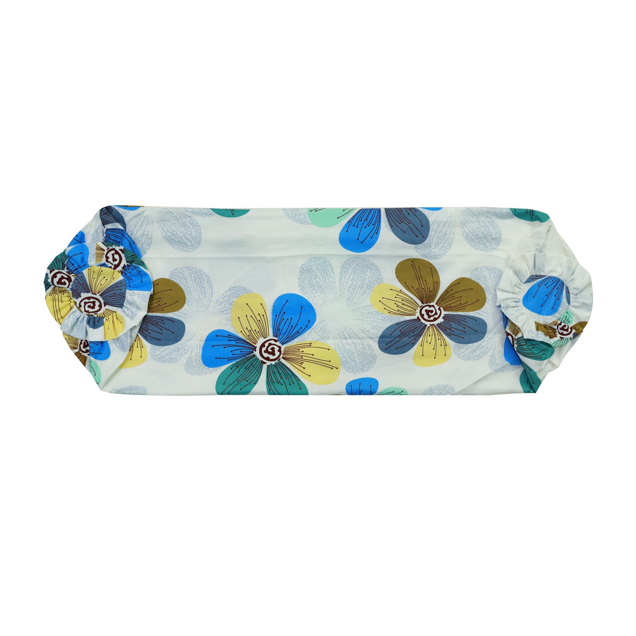 Áo gối ôm dây kéo bèo cotton hoa (37 x 105 cm)- Giao màu ngẫu nhiên