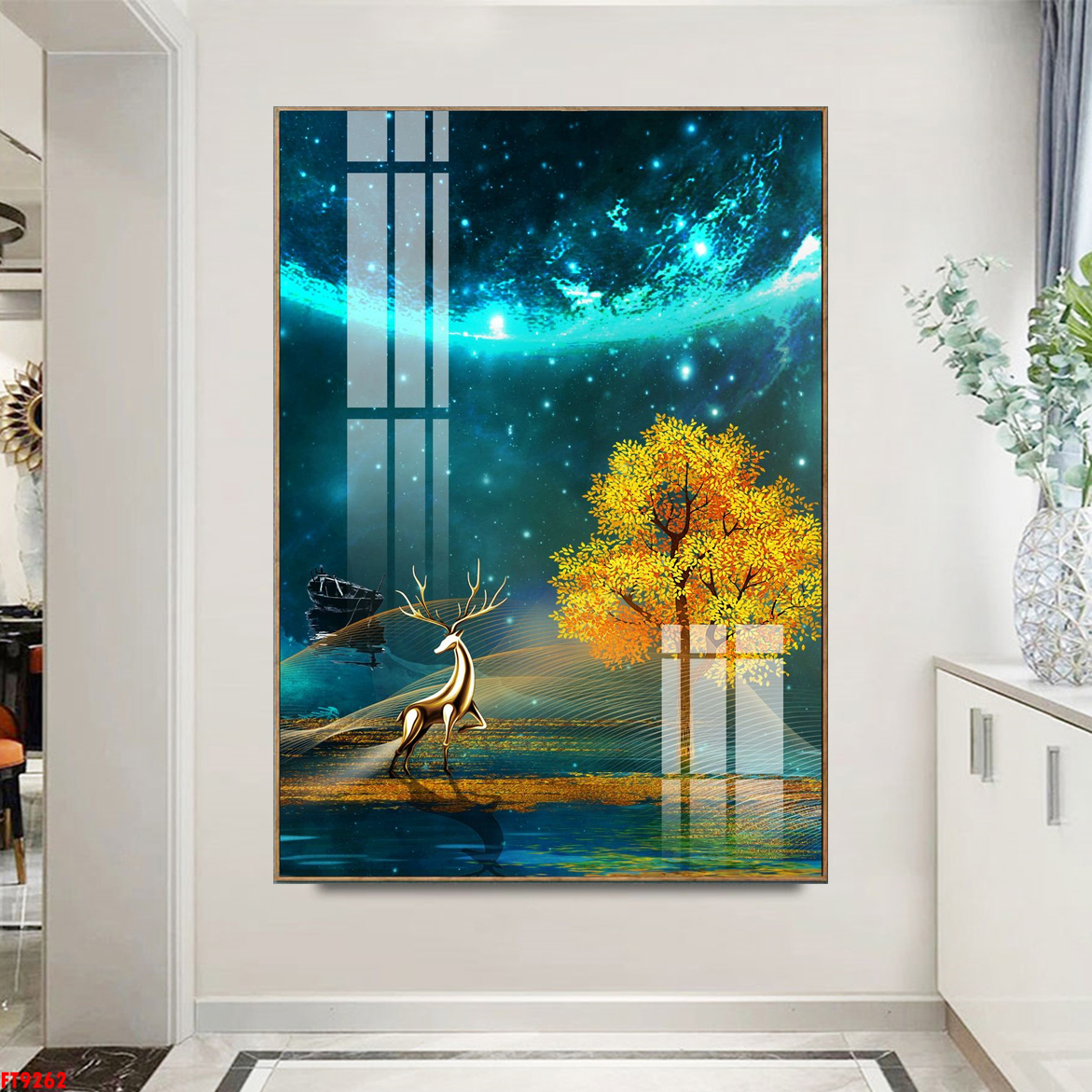 Tranh Canvas Chú Hươu Tuyệt Đẹp - Tranh Treo Tường Giá Rẻ