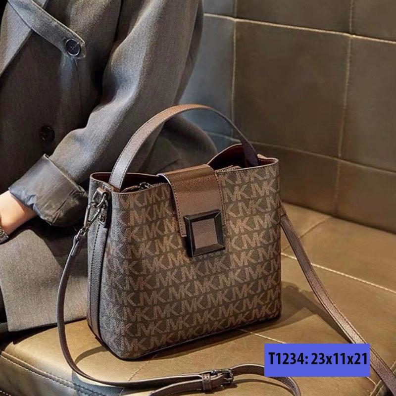 Túi xách tay đeo chéo nữ hoa văn đi làm đi chơi khóa vuông rẻ đẹp phong cách hàn quốc T1234