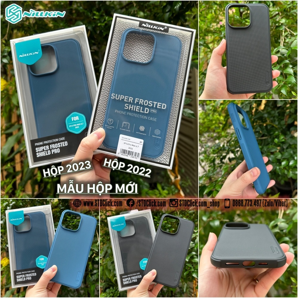 ỐP LƯNG DÀNH CHO ĐIỆN THOẠI IPHONE 14 PRO MAX NILLKIN NHỰA CỨNG VIỀN DẺO