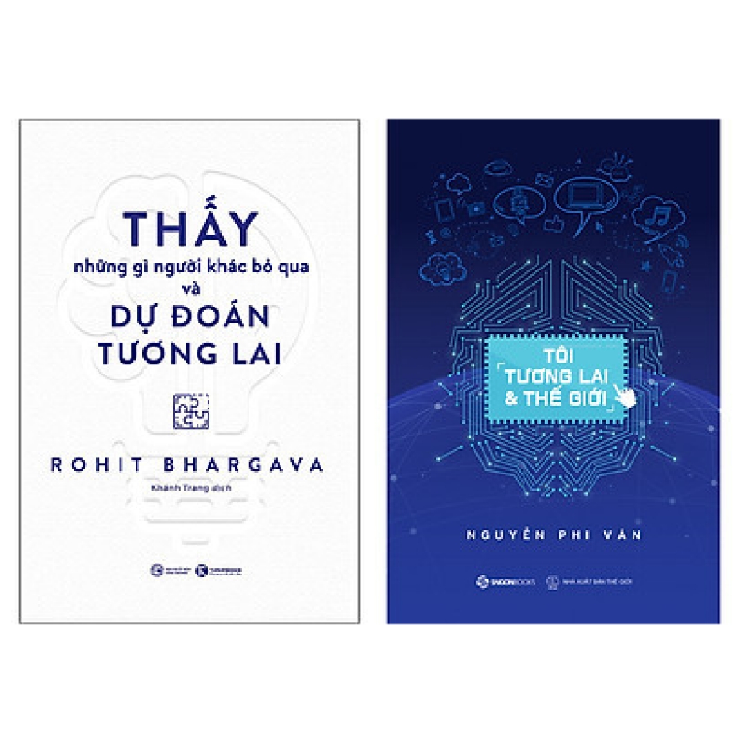 Combo 2 cuốn: Thấy Những Gì Người Khác Bỏ Qua Và Dự Đoán Tương Lai + Tôi, Tương Lai Và Thế Giới