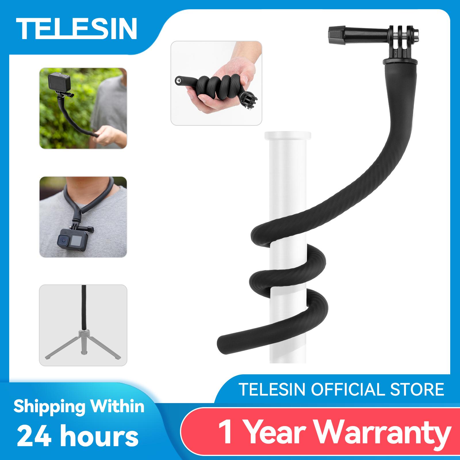 Telesin Mini Action Camera Mount cho GoPro Insta360 DJI Action Camera Mini Octopus Chân máy Chân máy Điện thoại Chân đế Đứng