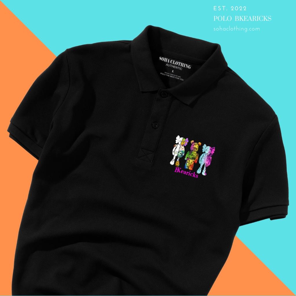 Áo Thun Polo Nam Basic cổ bẻ vải Cá Sấu chuẩn form,hình in sắc nét, BKEARICKS-SoHa Clothing